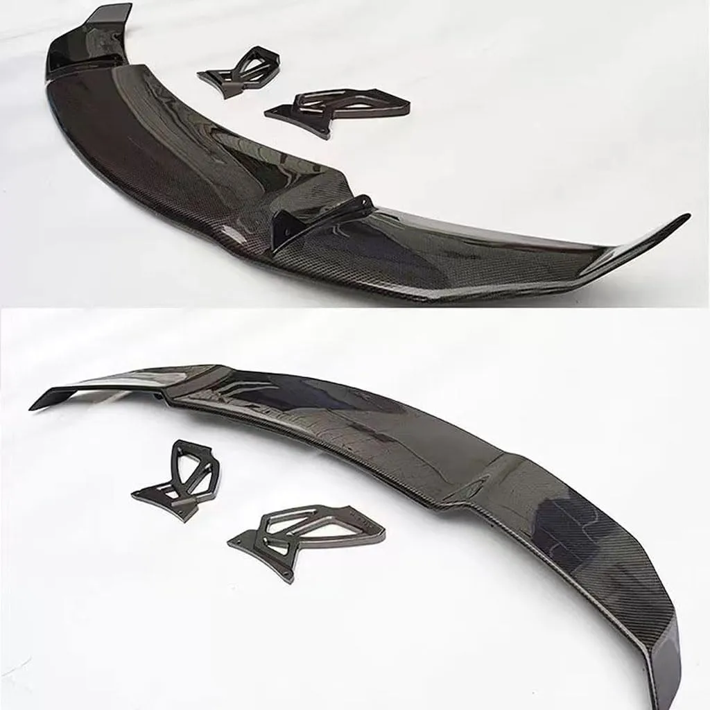 Spoilers Cars for Daewoo Nexia (KLETN) 1995-1999 2000 2001 2002 2003 2004 2005 2006 2007 2008, Rear Trunk Spoiler Wing Waterproof Wear-Resistant Styling Car Accessories,Bright Black