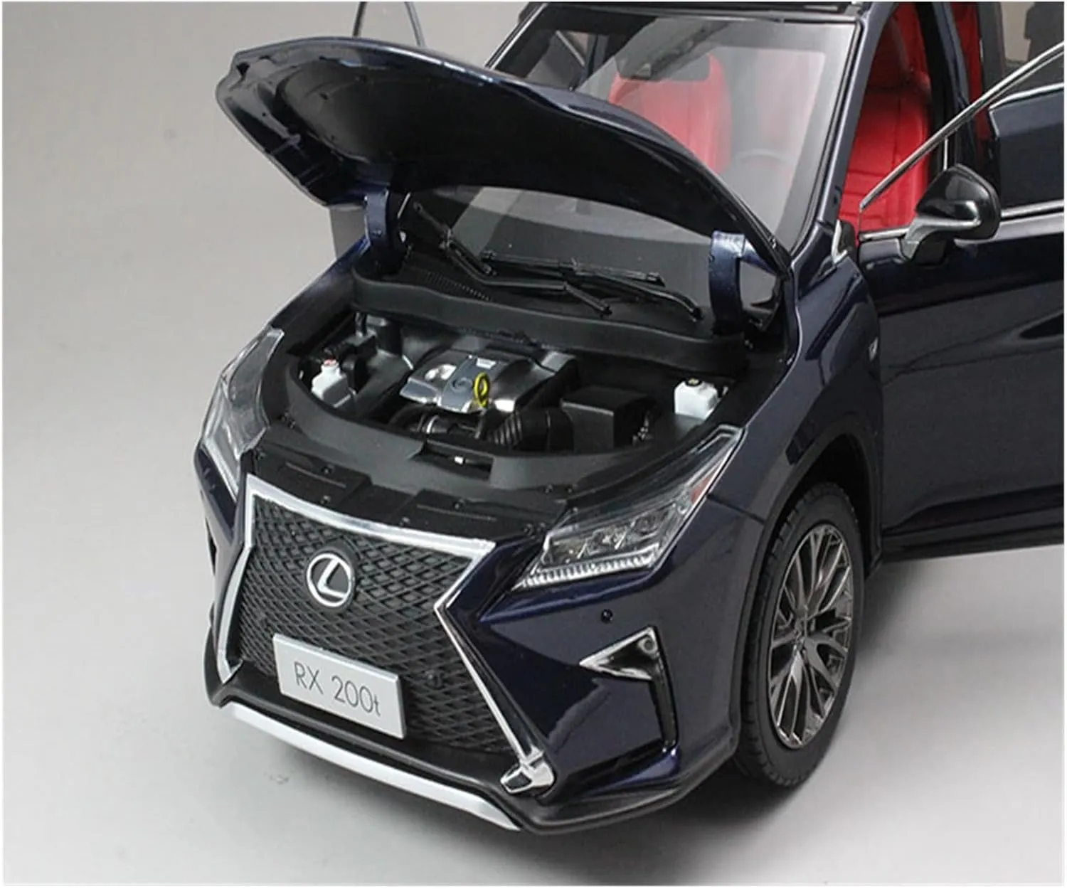 Sports car Metal Model 1:18 for Lexus NX200T Alloy Car Model SUV Adult Ornaments Collection Decoration Blue for Home Décor(Dark Blue)