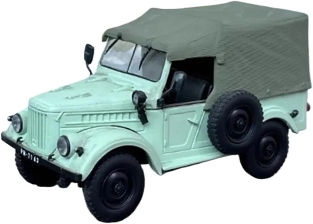 Sports car Metal Model 1/43 for USSR Car Models Soviet East German People's Army GAZ 69M Alloy Metal Vehicle Display Collection for Home Décor