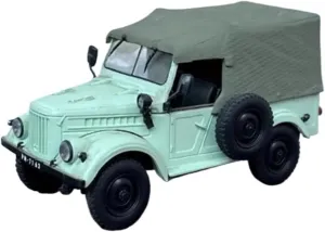 Sports car Metal Model 1/43 for USSR Car Models Soviet East German People's Army GAZ 69M Alloy Metal Vehicle Display Collection for Home Décor