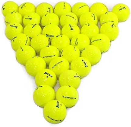Srixon Softfeel Yellow 36 Pack Golf Balls Mint Condition ()