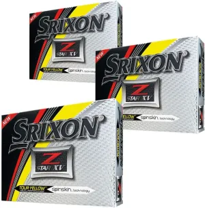Srixon Z-Star XV 5 Golf Balls (3 Dozen) 3 Dozen Yellow