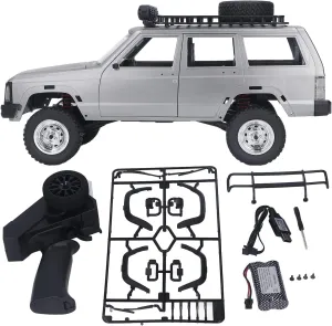 Srliya 1/12 2.4G Full Scale Truck Climbing Car RC Toy Off Road Vehicle Racing Car Toys for Boys(Silver Gray)