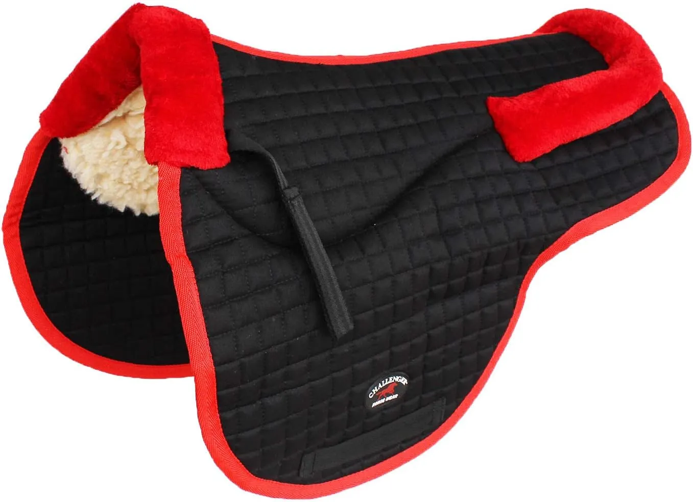 St. Charles Horse Quilted English Saddle PAD Trail Contour Fleece Lined 72102-112