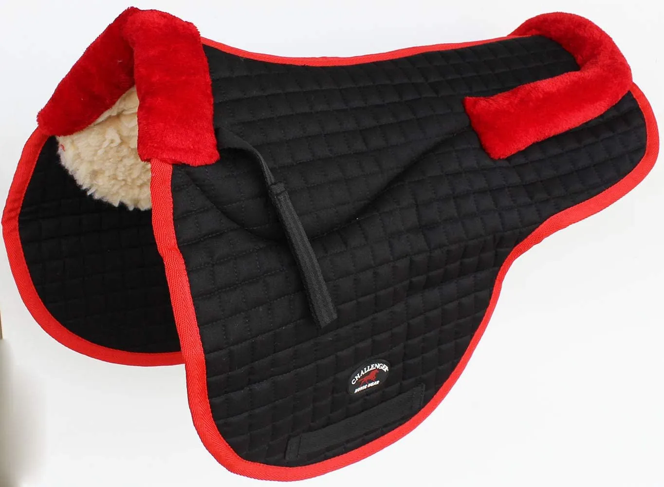 St. Charles Horse Quilted English Saddle PAD Trail Contour Fleece Lined 72102-112