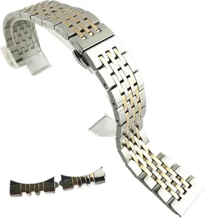 Stainless Steel Metal Watch Band 12-22mm With Arc Interface Suitable for Men and Women