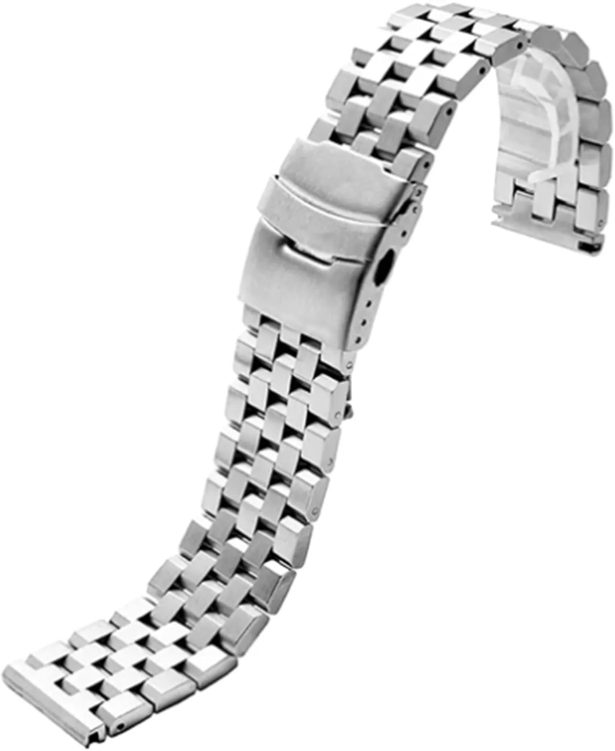 Stainless Steel Metal Watch Band 18-24mm Unisex Suitable For Smart Watch Quartz Watch Traditional Watch