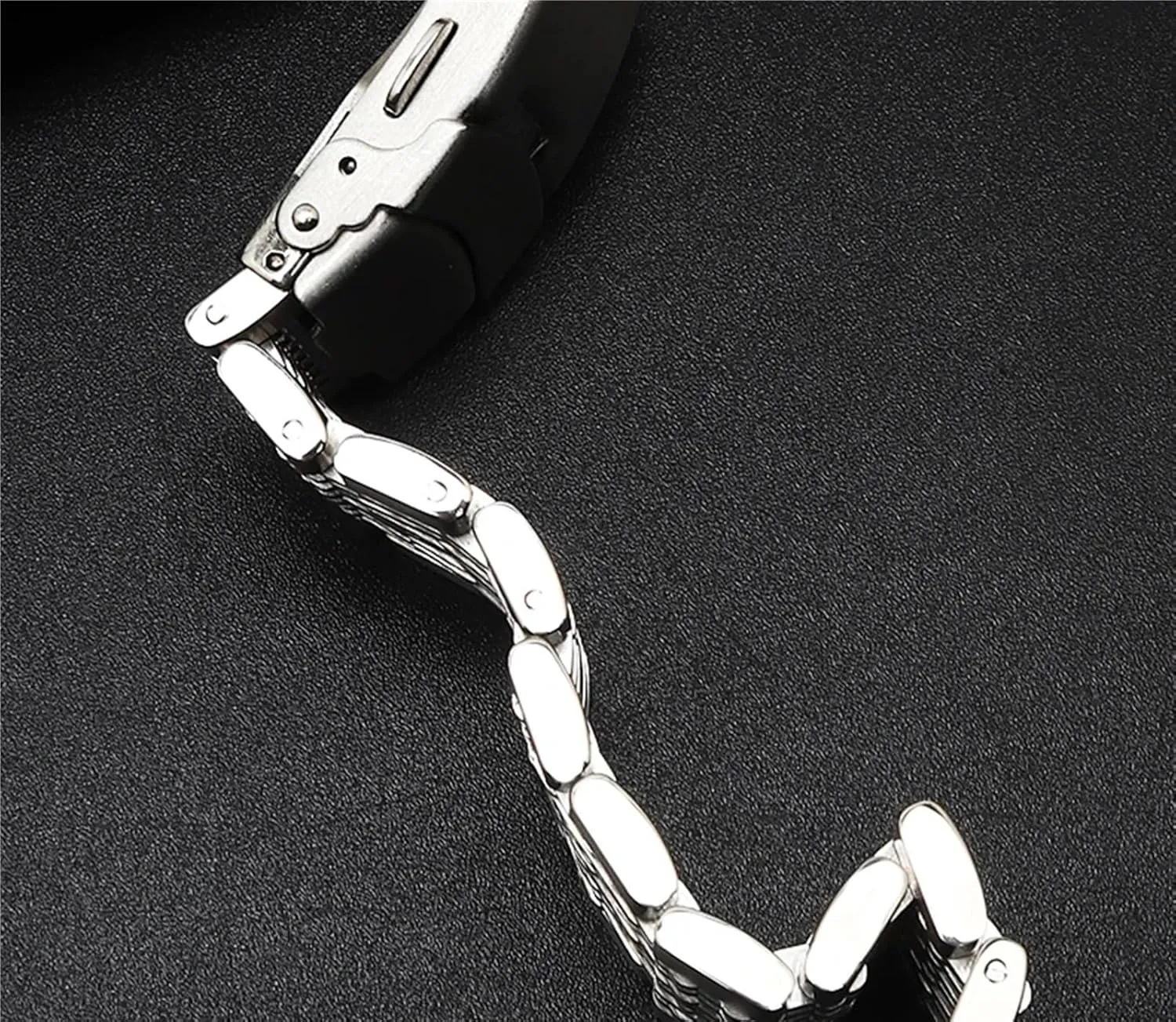 Stainless Steel Metal Watch Band 18-24mm Unisex Watch Accessories Suitable For Smart Watch Quartz Watch