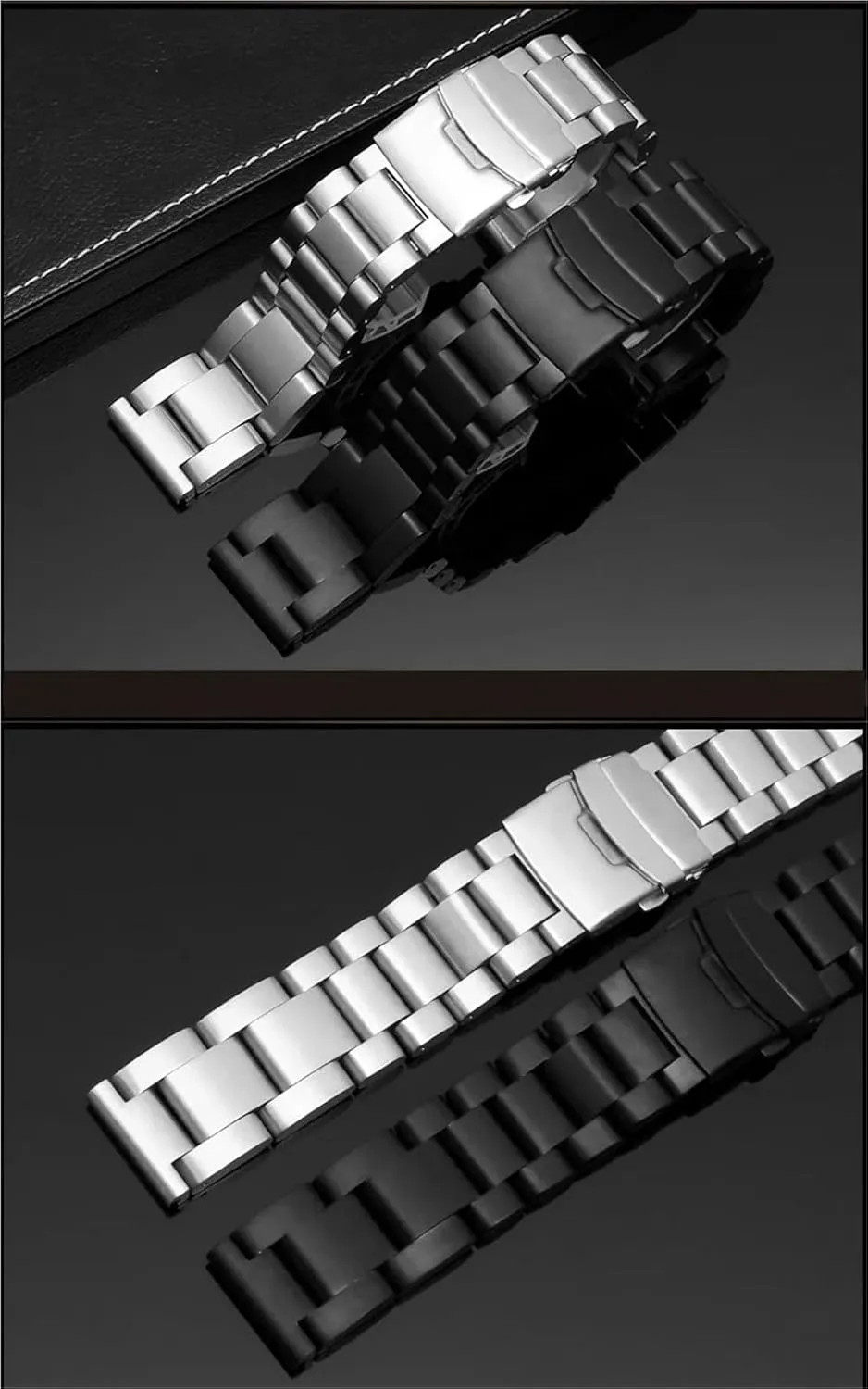 Stainless Steel Metal Watch Band 22mm 24mm 26mm For Men And Women Universal Suitable For Smart Watch Quartz Watch