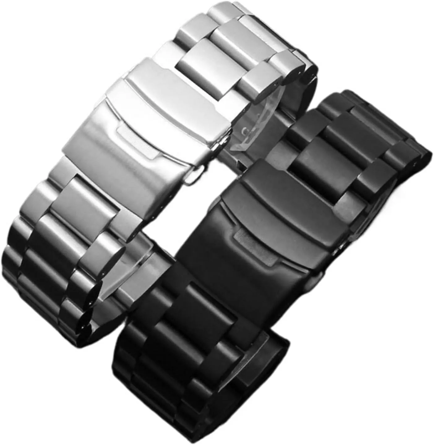 Stainless Steel Metal Watch Band 22mm 24mm 26mm For Men And Women Universal Suitable For Smart Watch Quartz Watch