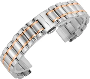 Stainless Steel Watch Band 18mm 20mm Universal Replacement Wristband
