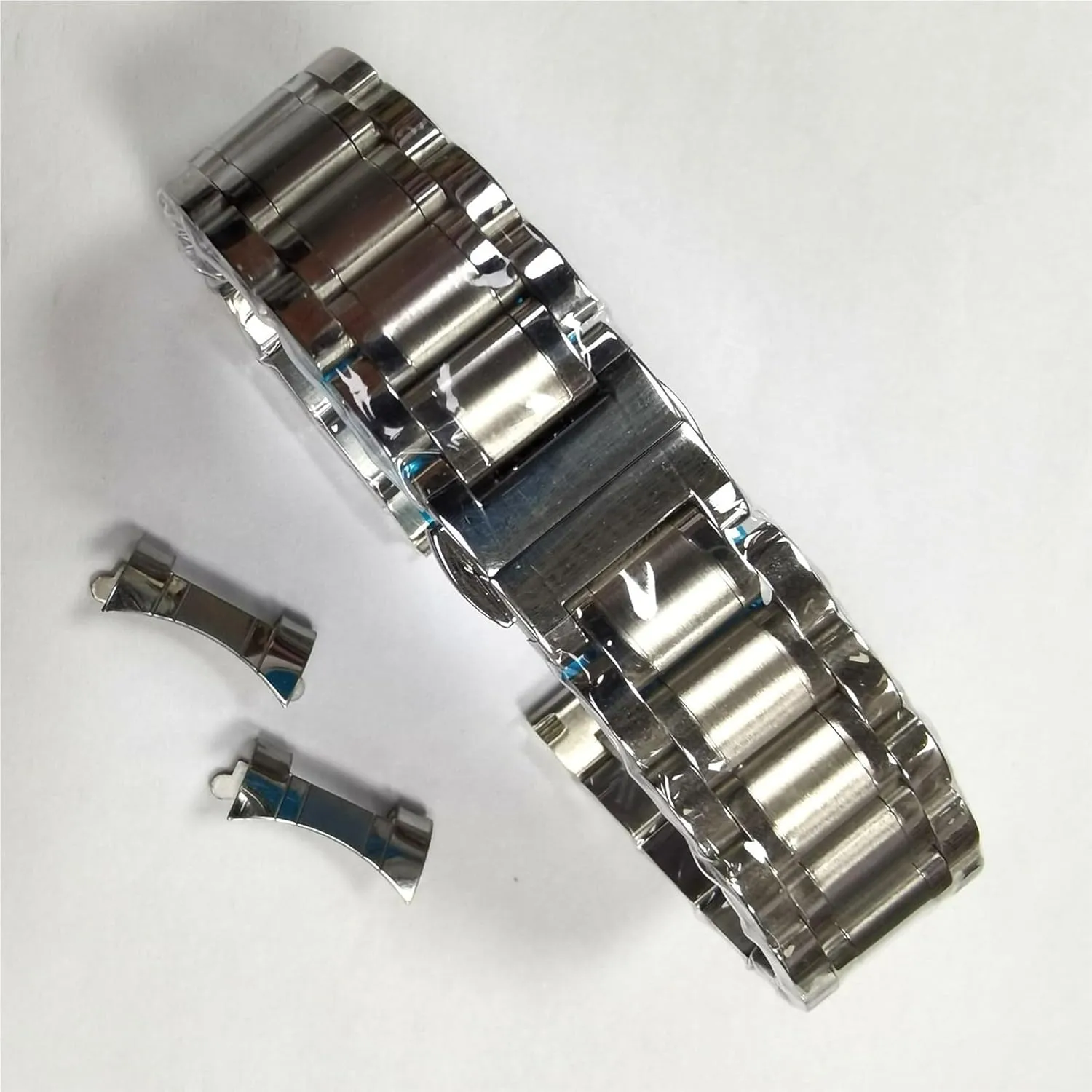 Stainless Steel Watch Band 18mm Unisex Replacement Metal Wristband