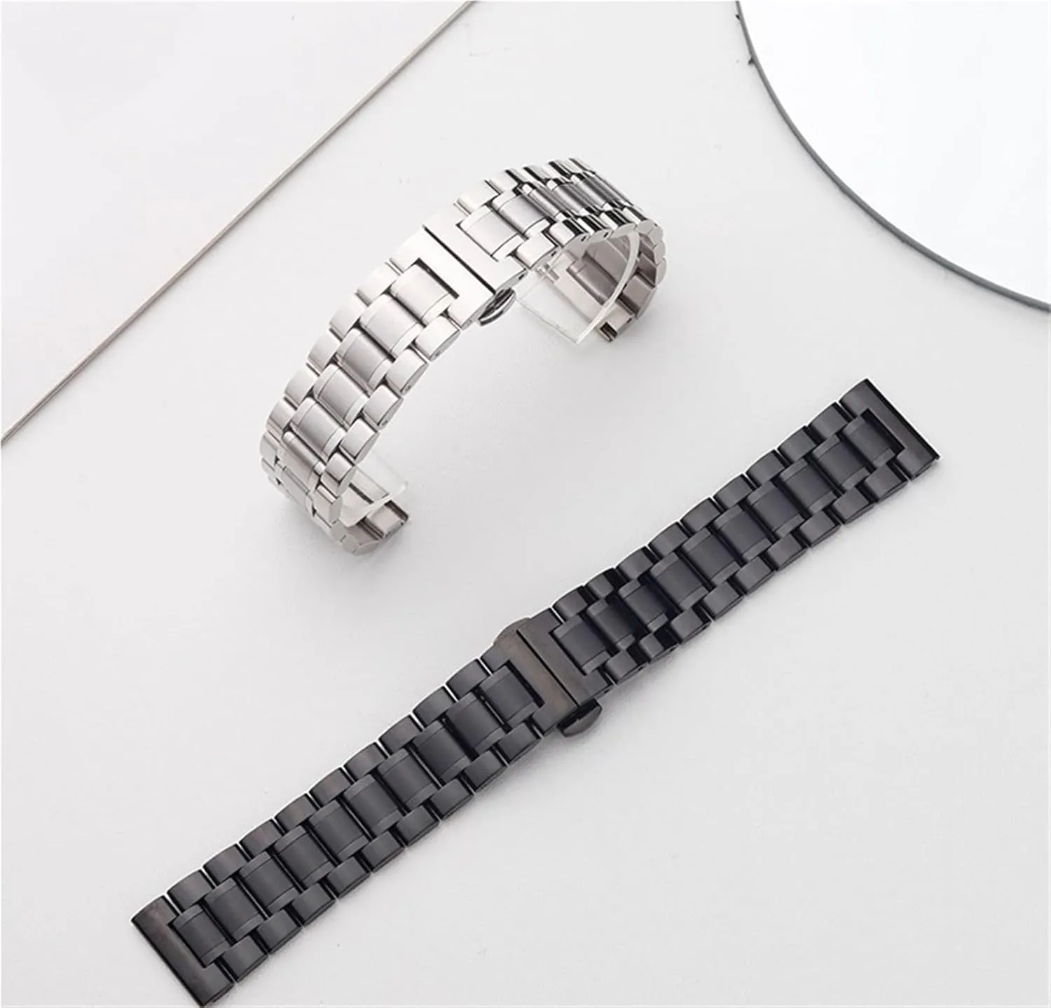 Stainless Steel Watch Band 20mm Universal Replacement Wristband