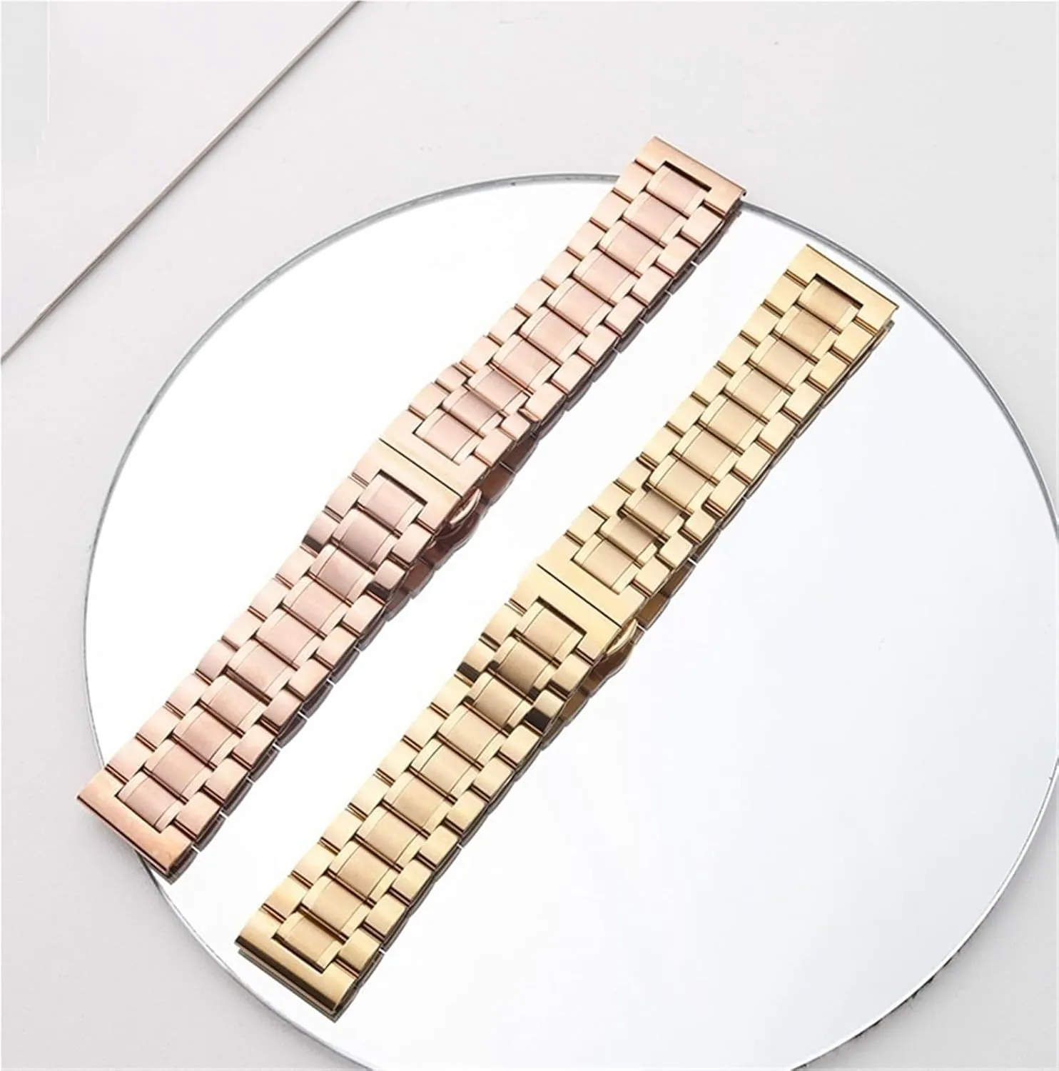 Stainless Steel Watch Band 20mm Universal Replacement Wristband