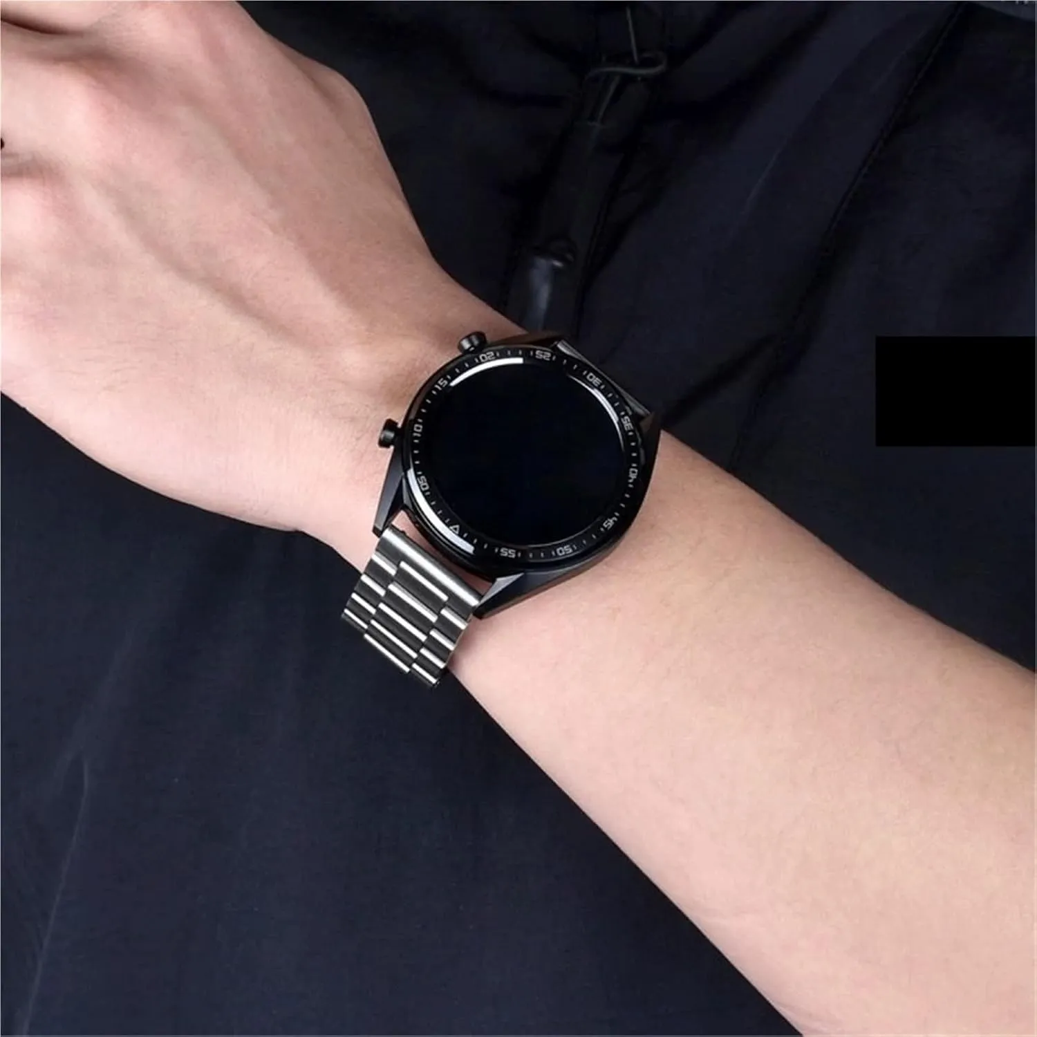 Stainless Steel Watch Band Unisex Replacement Metal Wristband