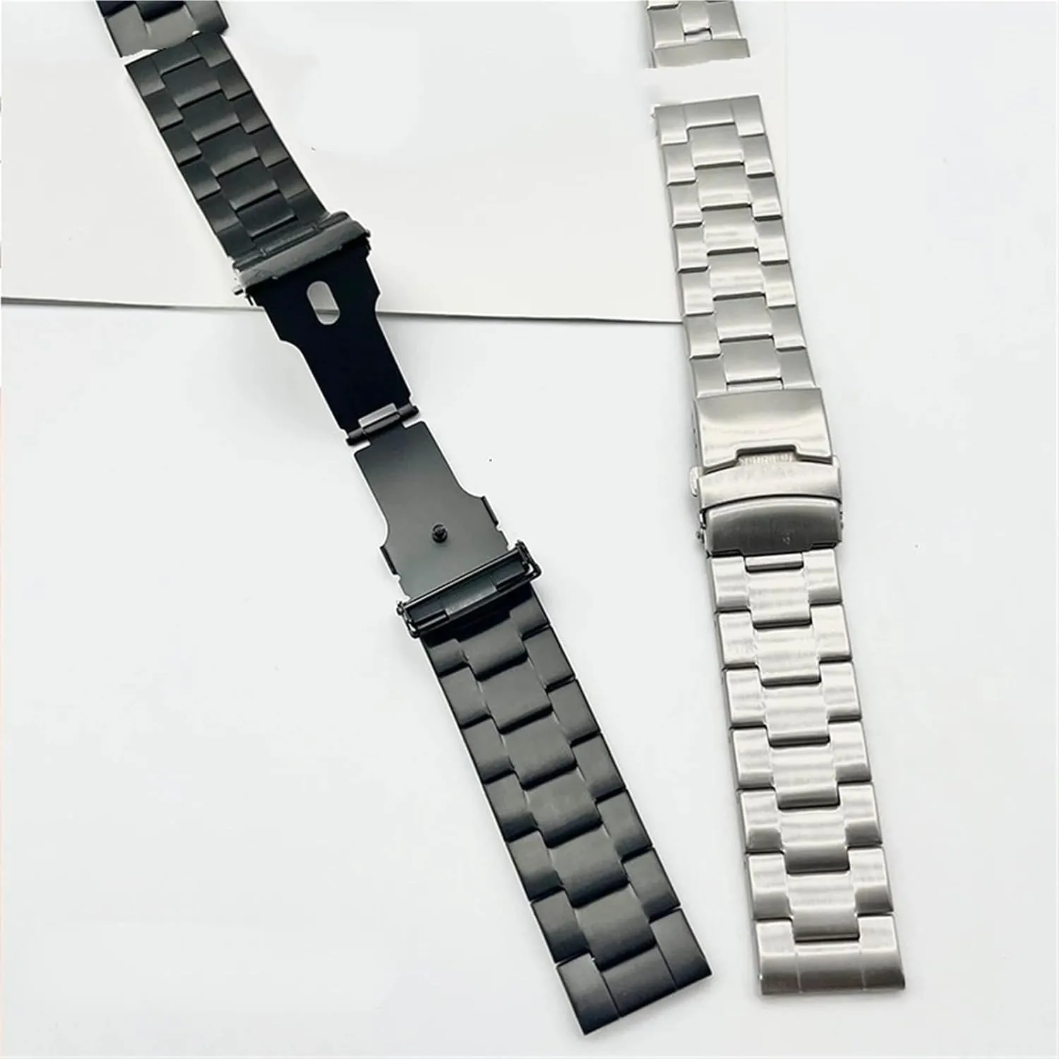Stainless Steel Watch Strap 22mm 24mm Universal Replacement Wristband
