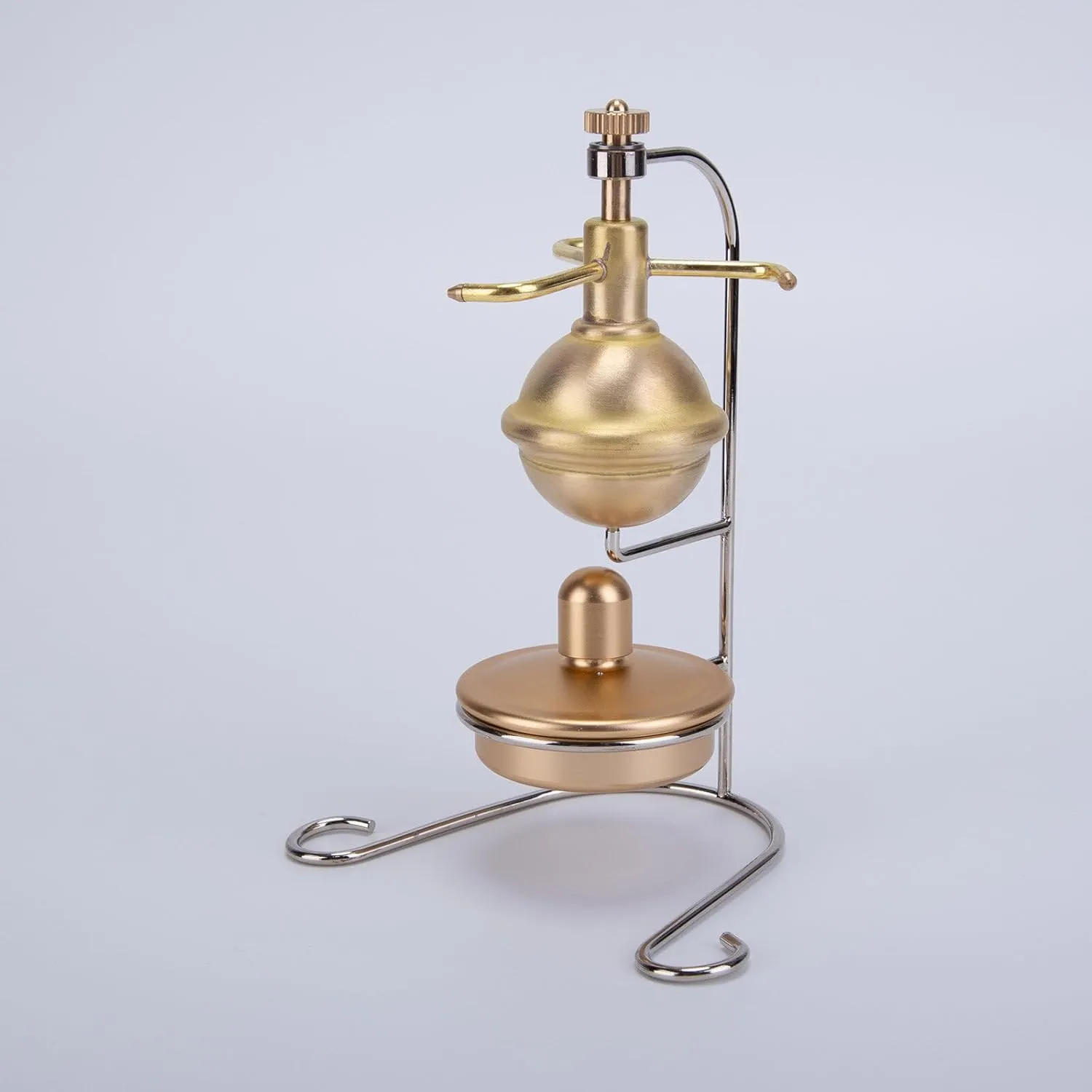 Steam Engine Model Kit, Mini Full Copper Verticle Type Steam Engine Model, Physics Experiment Toy for Adults