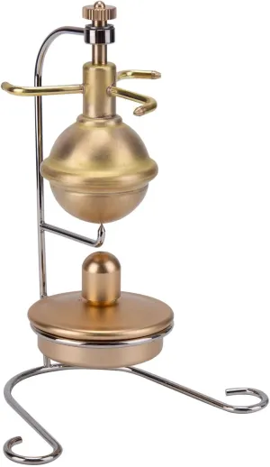 Steam Engine Model Kit, Mini Full Copper Verticle Type Steam Engine Model, Physics Experiment Toy for Adults