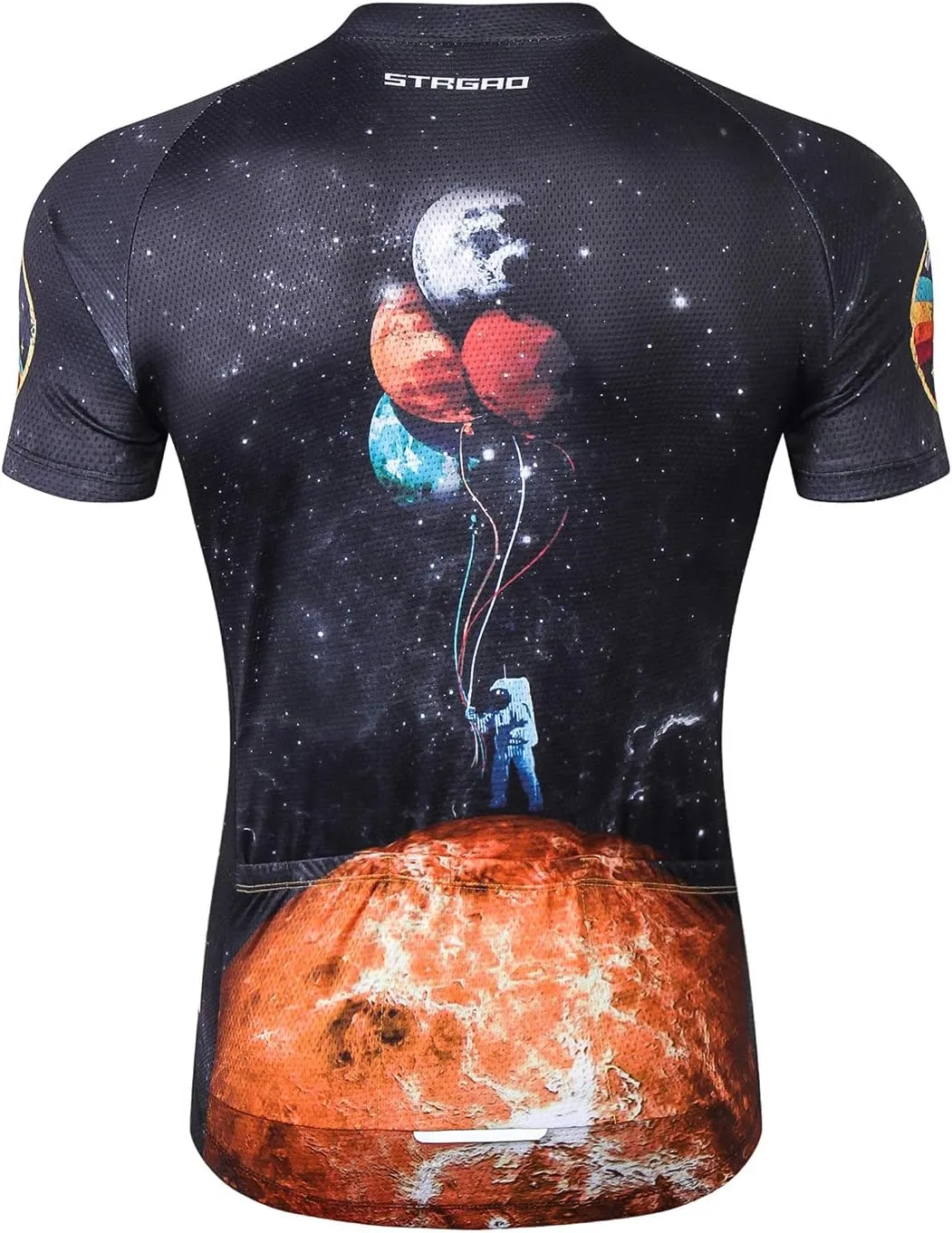 Strgao Men's Cycling Jersey Bike Short Sleeve Shirt