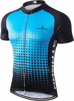 Strgao Men's Cycling Jersey Bike Short Sleeve Shirt