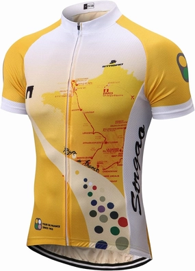 Strgao Men's Cycling Jersey Bike Short Sleeve Shirt