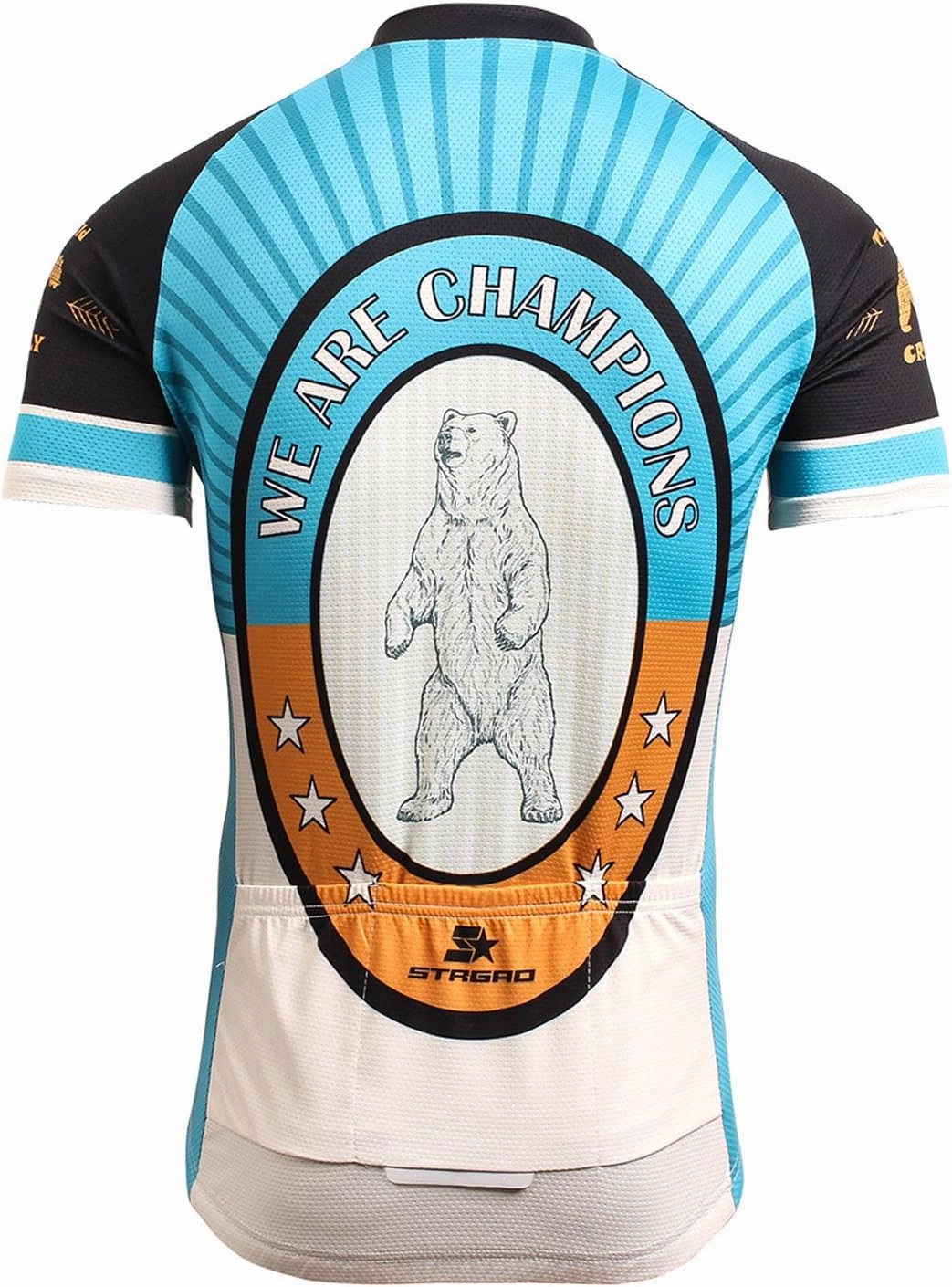 Strgao Men's Cycling Jersey Bike Short Sleeve Shirt