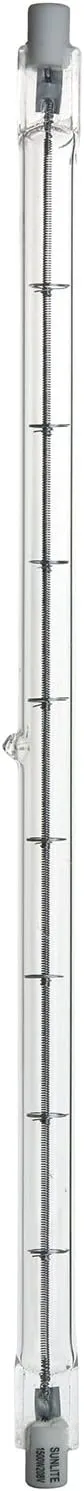 Sunlite Halogen T3 Double Ended Mini Tube Light, 1000 Watts, 120 Volts, Clear, 19000 Lumens, 3200K Bright White, Dimmable, 100 CRI, 1500 Rated Hours, 12 Pack