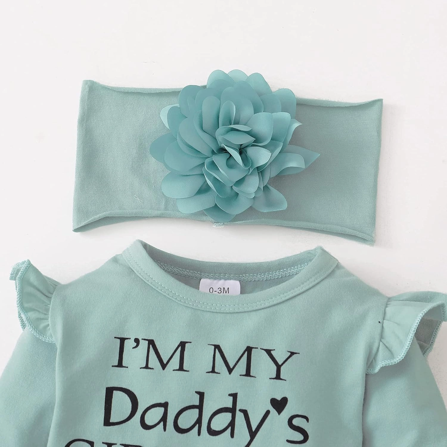 SUNNY PIGGY Newborn Infant Baby Girl Clothes Ruffle Romper Toddler Girl Floral Cotton Pant Sets Girls Clothing Outfit