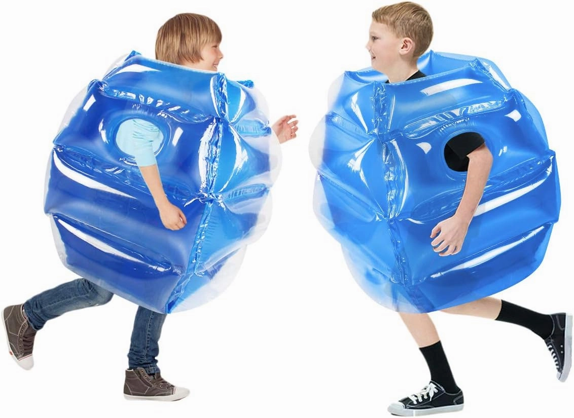 SUNSHINE-MALL 2 pc Sumo Balls for Kids, Bubble Bounce Ball, Lawn Game for Child Outdoor Team Gaming Play, Ages 3-12 (24 inch, 2 pcs)