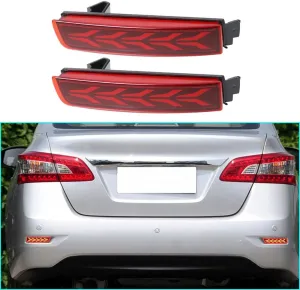 Super Bright BrakeLights for Kicks 2018-2020 2PCS LED Bumper Reflector Lights Tail Lamps Reverse Light Plane-Type