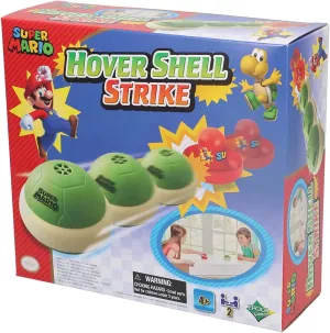 Super Mario Hover Shell Strike - Tabletop or Floor Multiplayer Sports Game for Ages 4 