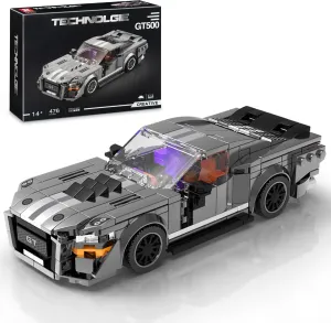 Super Sports Car Building Set,Racing Car Building Kits for Kids and Adults,Collectible Model Cars Construction Blocks Toys Gifts for Boys 6-8 10  (476 Pieces)