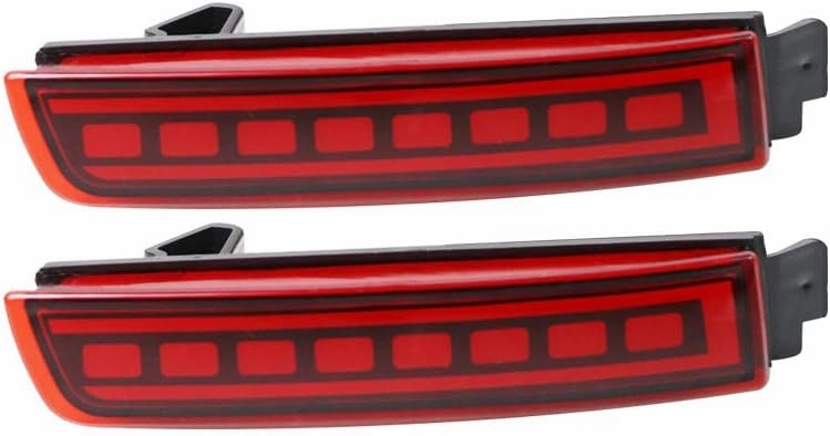 Super Bright BrakeLights for Kicks 2018-2020 2PCS LED Bumper Reflector Lights Tail Lamps Reverse Light Grid-Type