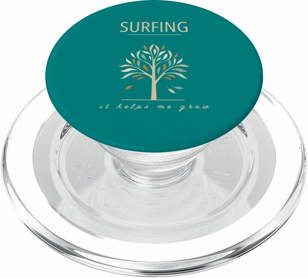 Surfing Wave Ocean Tree Growth Nature Adventure PopSockets PopGrip for MagSafe