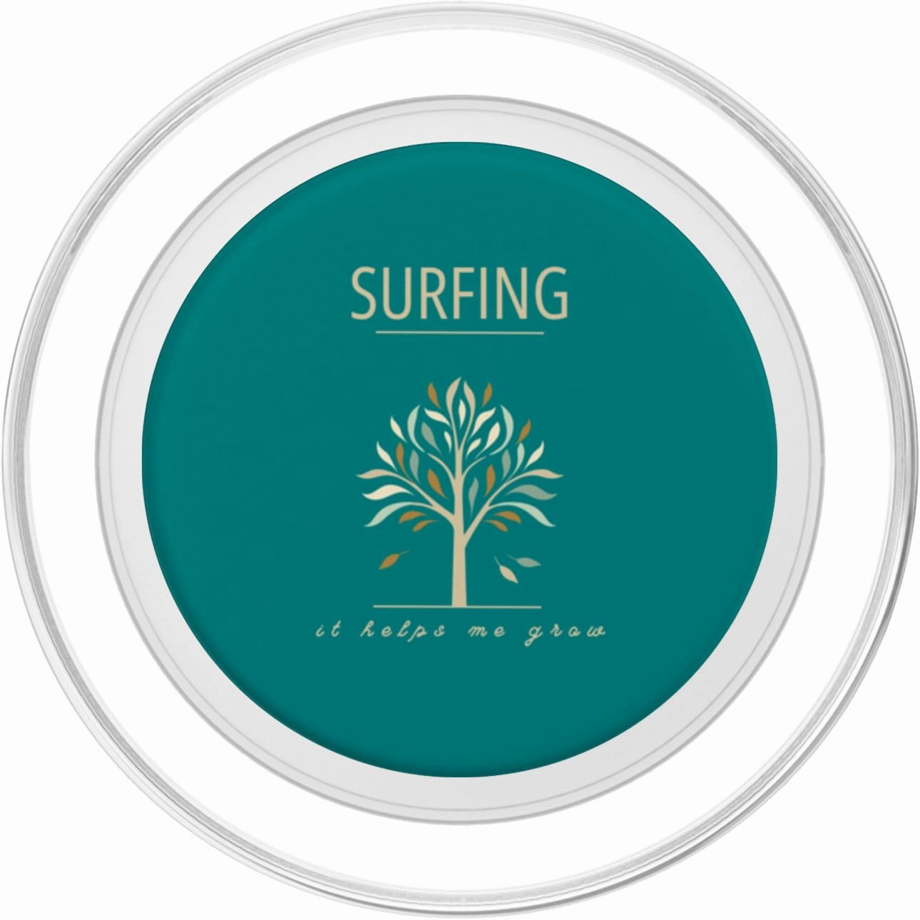 Surfing Wave Ocean Tree Growth Nature Adventure PopSockets PopGrip for MagSafe
