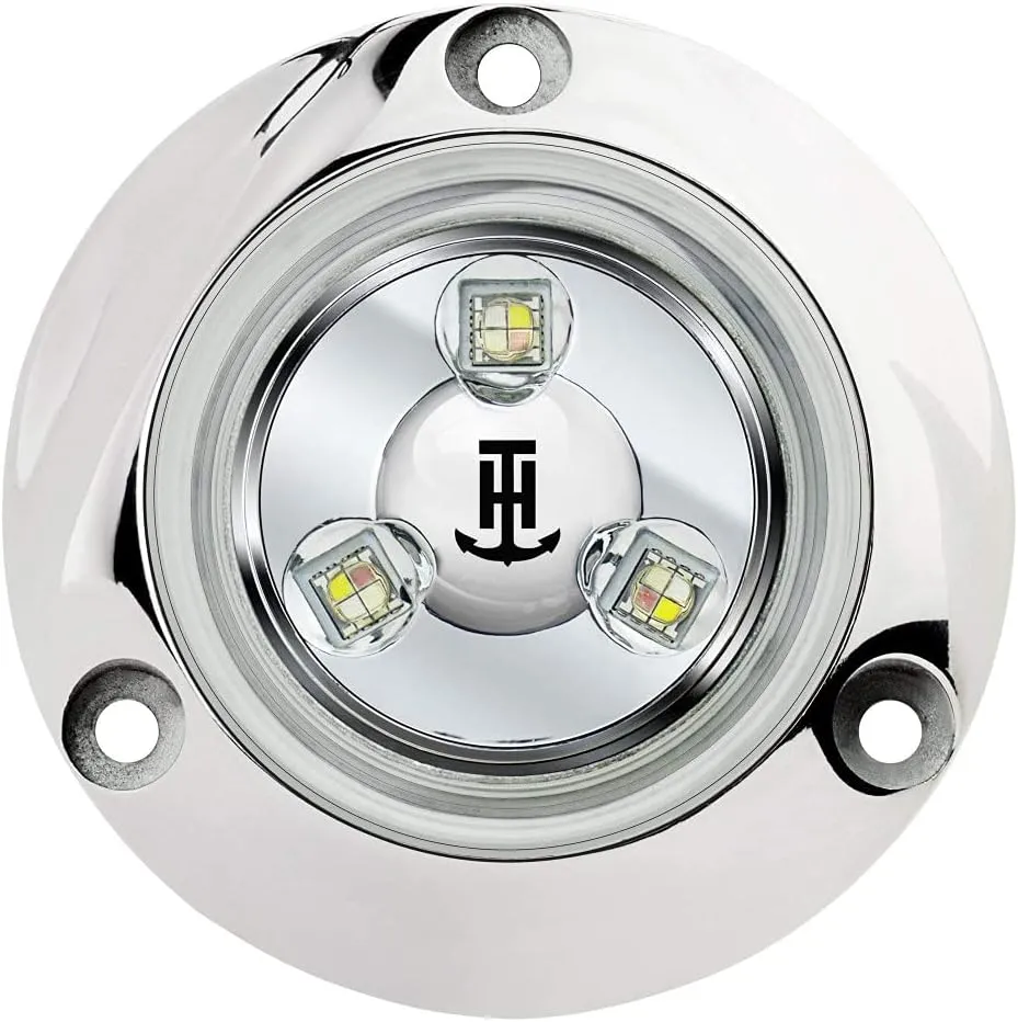 T-H Marine LED-32487-DP 316 Stainless Steel Mini LED Underwater Light - Green