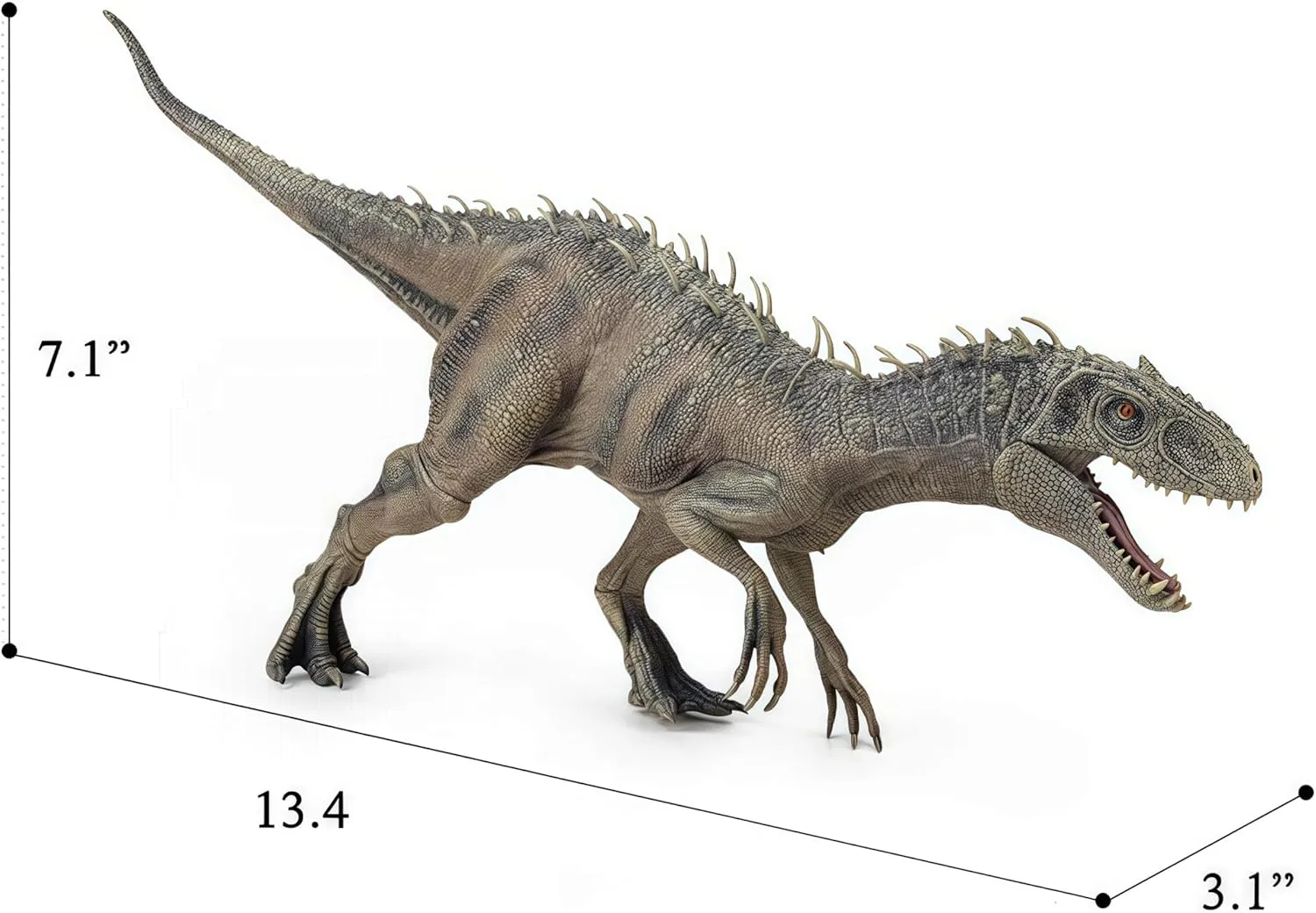 T-Rex Dinosaur Action Figure, Moveable Jaw, Standing Posture, Dinosaur Toy Gift for Kids