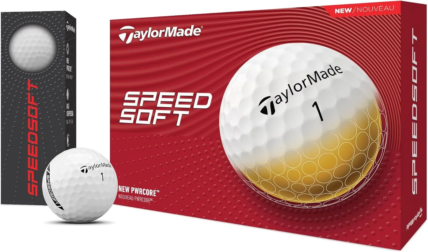 TaylorMade Golf Speed Soft Ink Golf Balls
