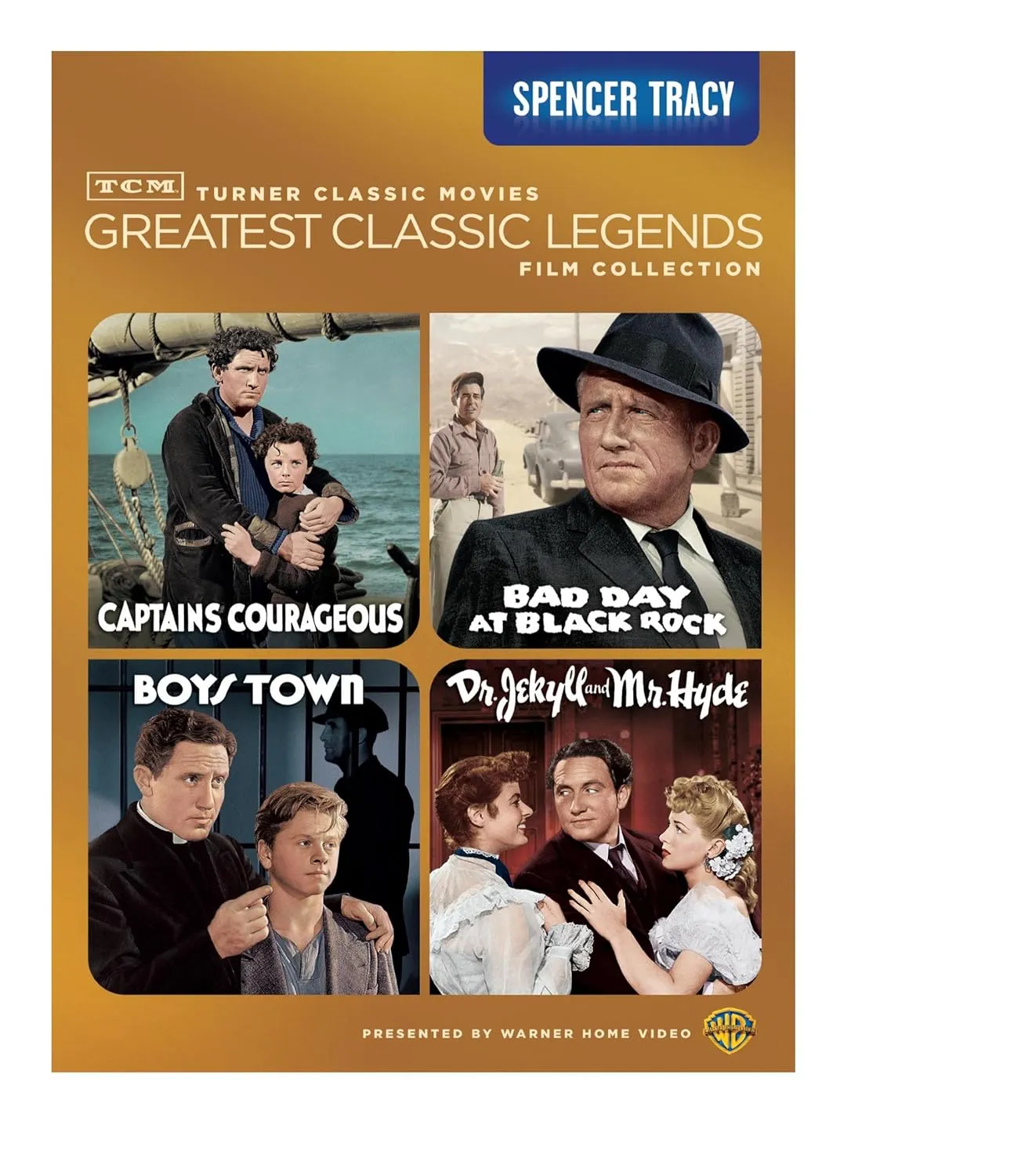 TCM Greatest Classic Legends: Spencer Tracy (Captains Courageous / Bad Day at Black Rock / Boys Town / Dr. Jekyll and Mr. Hyde)