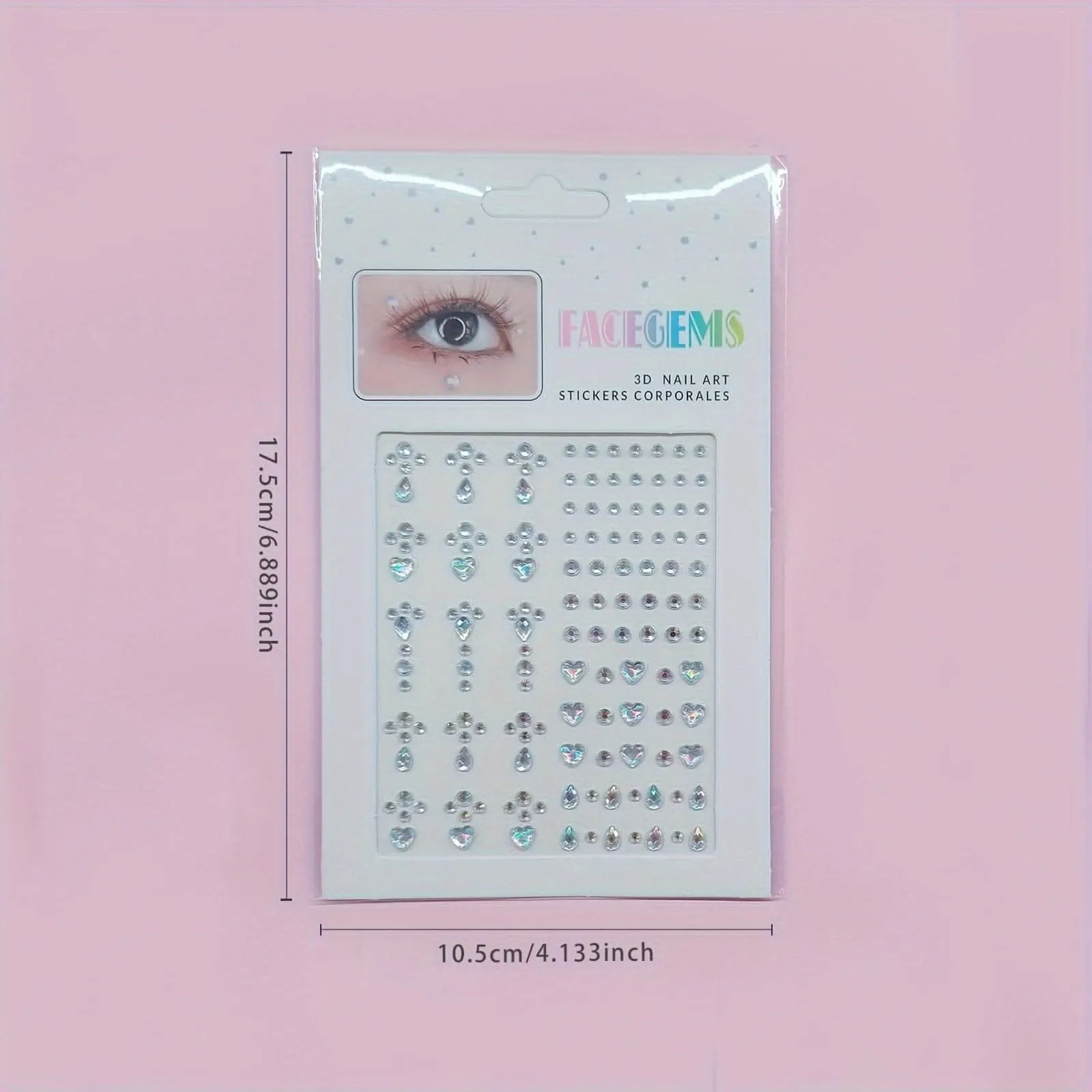 Teardrop Shiny Rhinestone Stickers for Stage Makeup