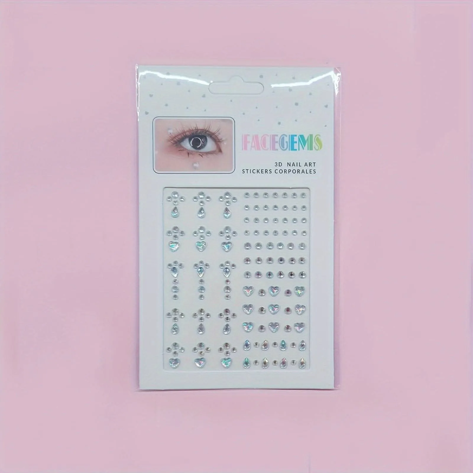 Teardrop Shiny Rhinestone Stickers for Stage Makeup
