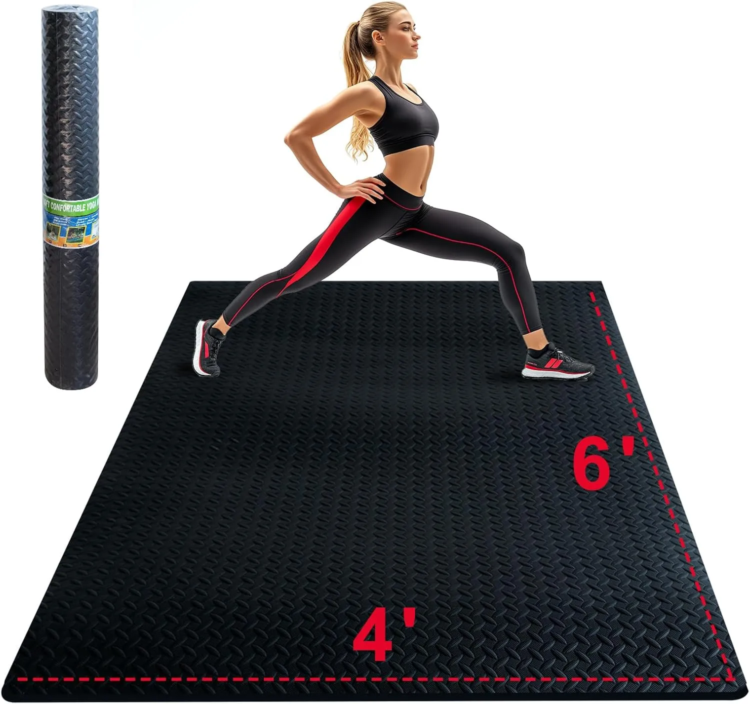 The 10mm high-density foam is a perfect combination of stability and cushioning.