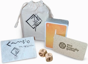 The Deck by Cambio Unlimited – 76-Card Game System with Custom Dice – Multiple Game Modes – Portable, Eco-Friendly, Family Strategy Card Game