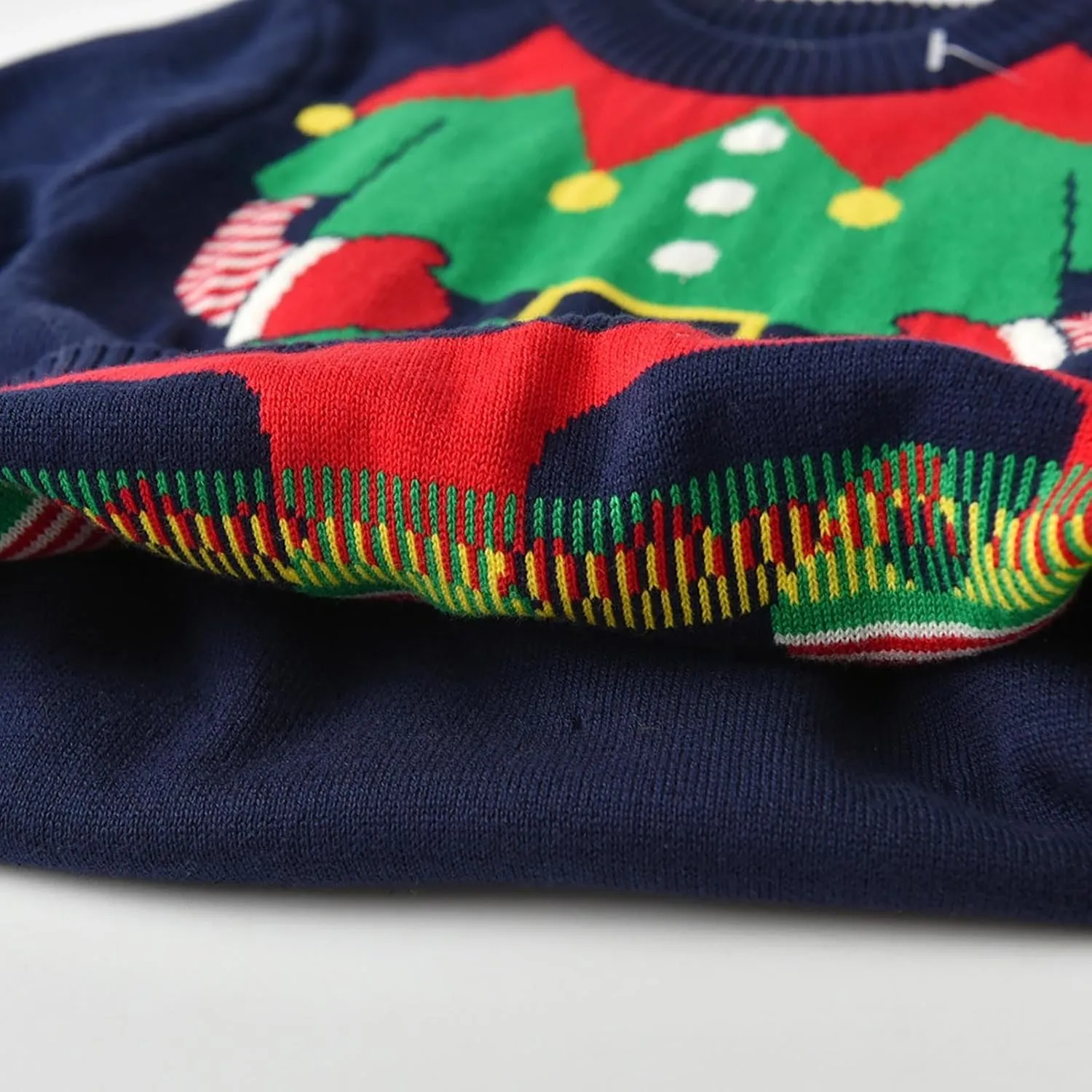 Toddler Infant Baby Boy Girl Christmas Knit Sweater Long Sleeve Crewneck Pullover Jumper Cute Xmas New Year Clothes