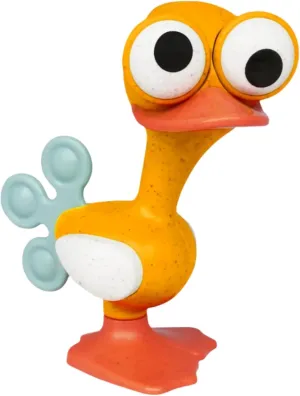 Tolo Crazy Eyed Bird | Interactive Toy for Babies 3  Months | Movable Eyes, Clicking Head & Feet, Rattling Body, Squeaking Wings | Teething Relief & Developmental Play