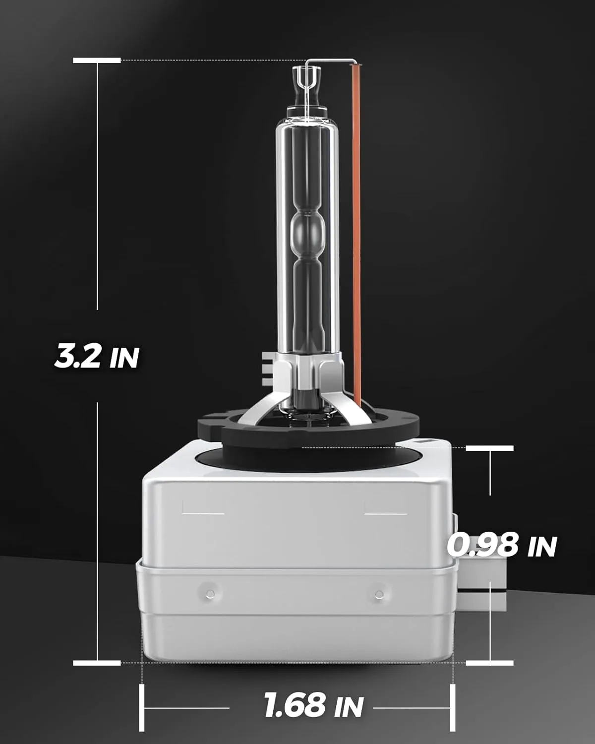 Torchbeam D3S HID Bulbs, 6000K Cool White, 35W 66340 42403 42302 (42403C1) Replace HID Xenon Bulbs, (Not fit Halogen Assembly), Pack of 2