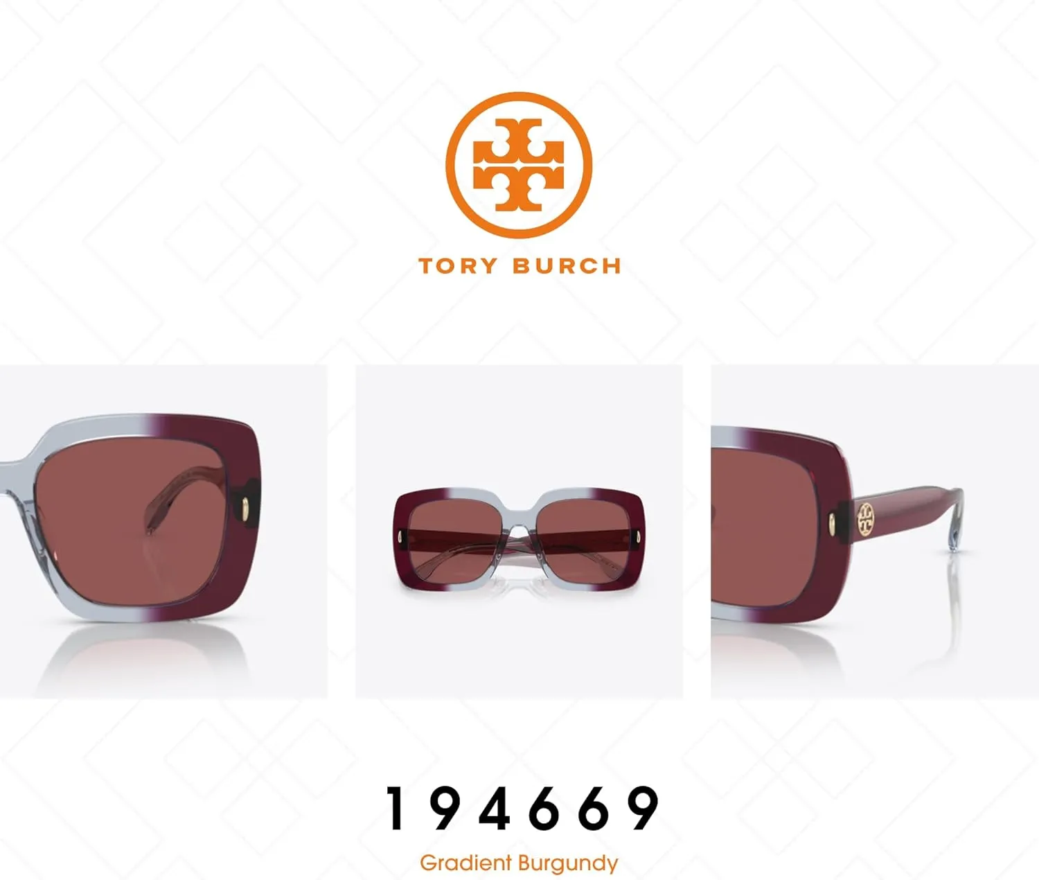 Tory Burch TY7193U Square Sunglasses for Women   BUNDLE With Designer iWear Complimentary Eyewear Kit