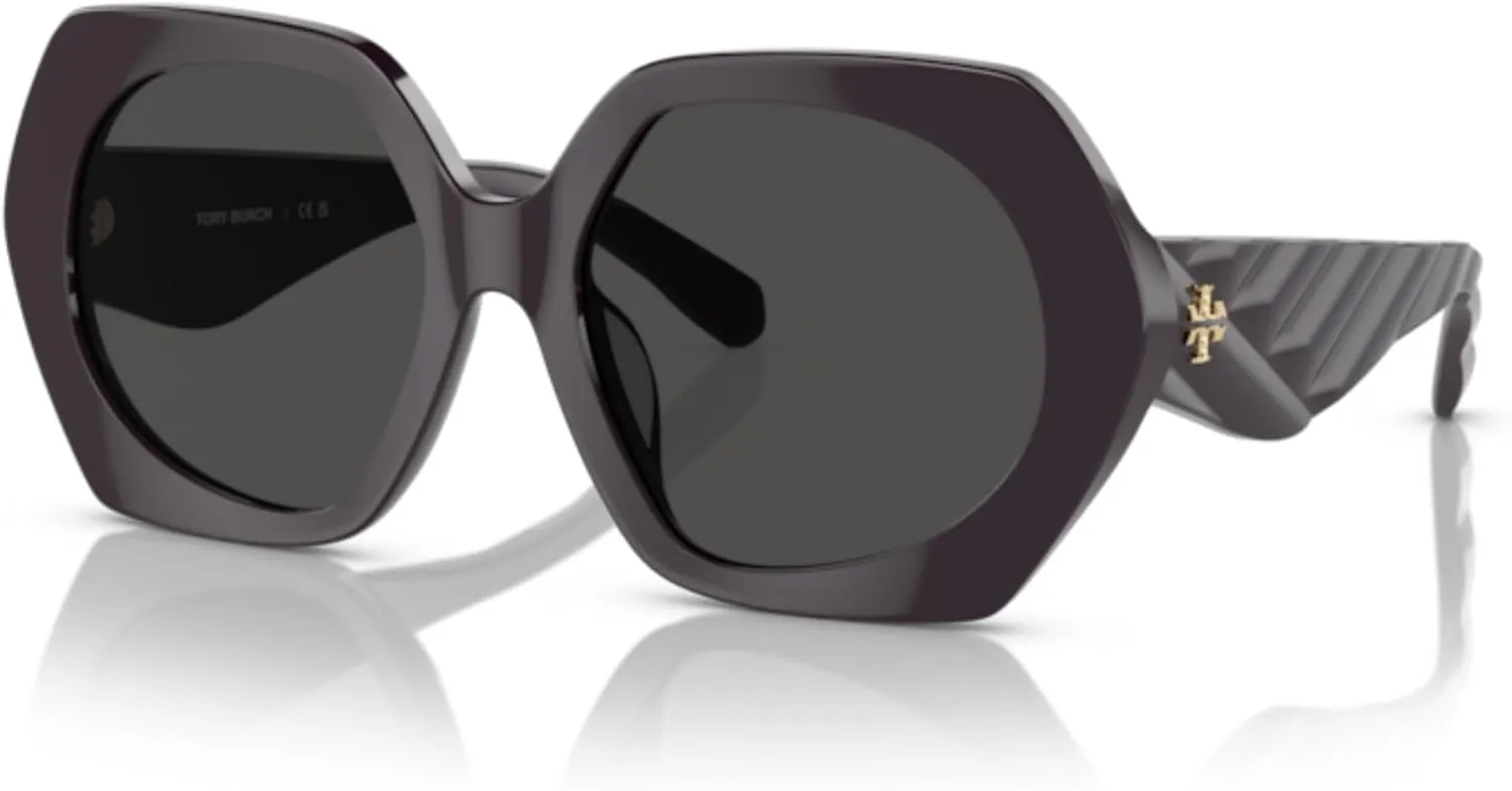 Tory Burch TY7195U Hexagonal Sunglasses for Women   BUNDLE With Designer iWear Complimentary Eyewear Kit