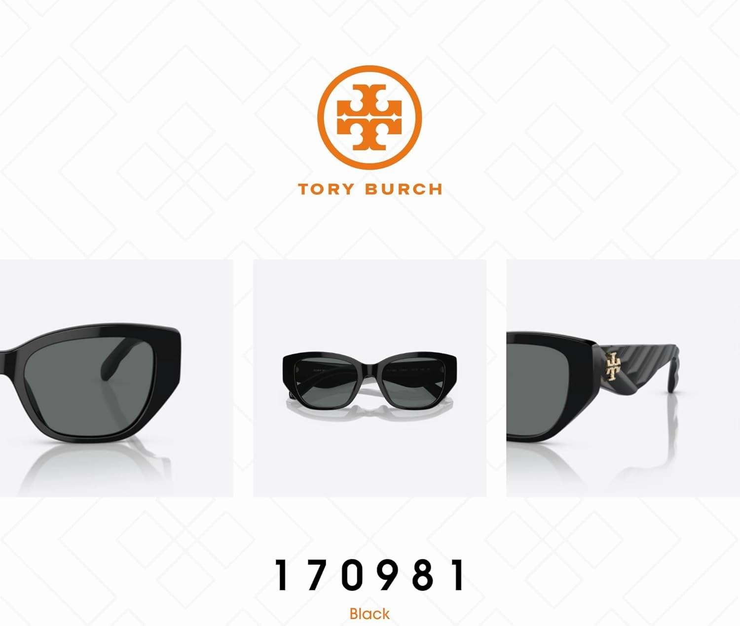Tory Burch TY7196U Rectangular Sunglasses for Women   BUNDLE With Designer iWear Complimentary Eyewear Kit