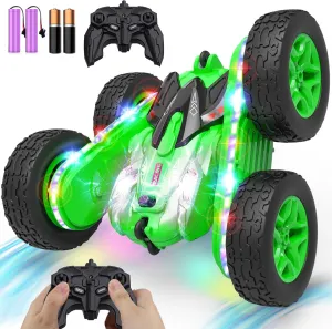 TOY Life Kids Stunt Remote Control Car 2.4G HZ Remote Control Cars RC Stunt Car Remote Control Toys for Boy & Girl RC Stunt Car Double Sided 360° Rotating Cars Birthday